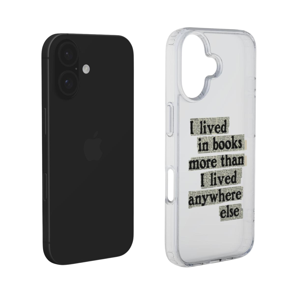 Between Pages | Book Lover Quote Clear iPhone & Samsung Case
