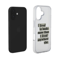 Between Pages | Book Lover Quote Clear iPhone & Samsung Case