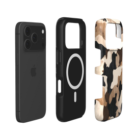Desert Camo | Brown Earth Tone Camouflage MagSafe iPhone Case