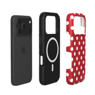 Soda Pop | Cherry Red White Polka Dot MagSafe iPhone Case