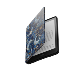 Celestial Mosaic | Moon & Stars Stained Glass Kindle Folio Case