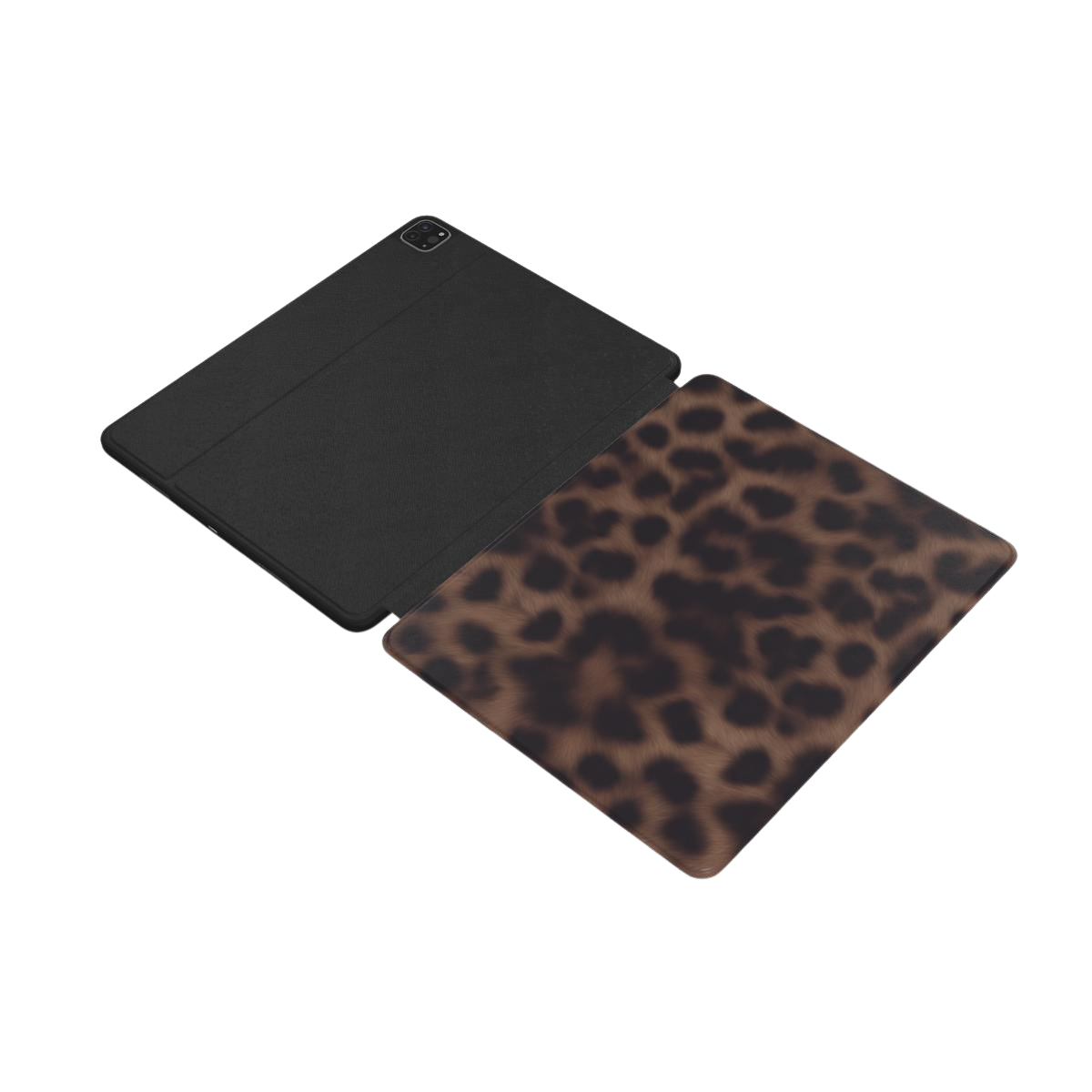 Ombra | iPad-Hülle mit dunklem Leopardenfell-Textur