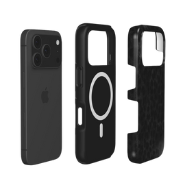 Midnight Panther | Black Leopard Print Dark Aesthetic MagSafe iPhone Case