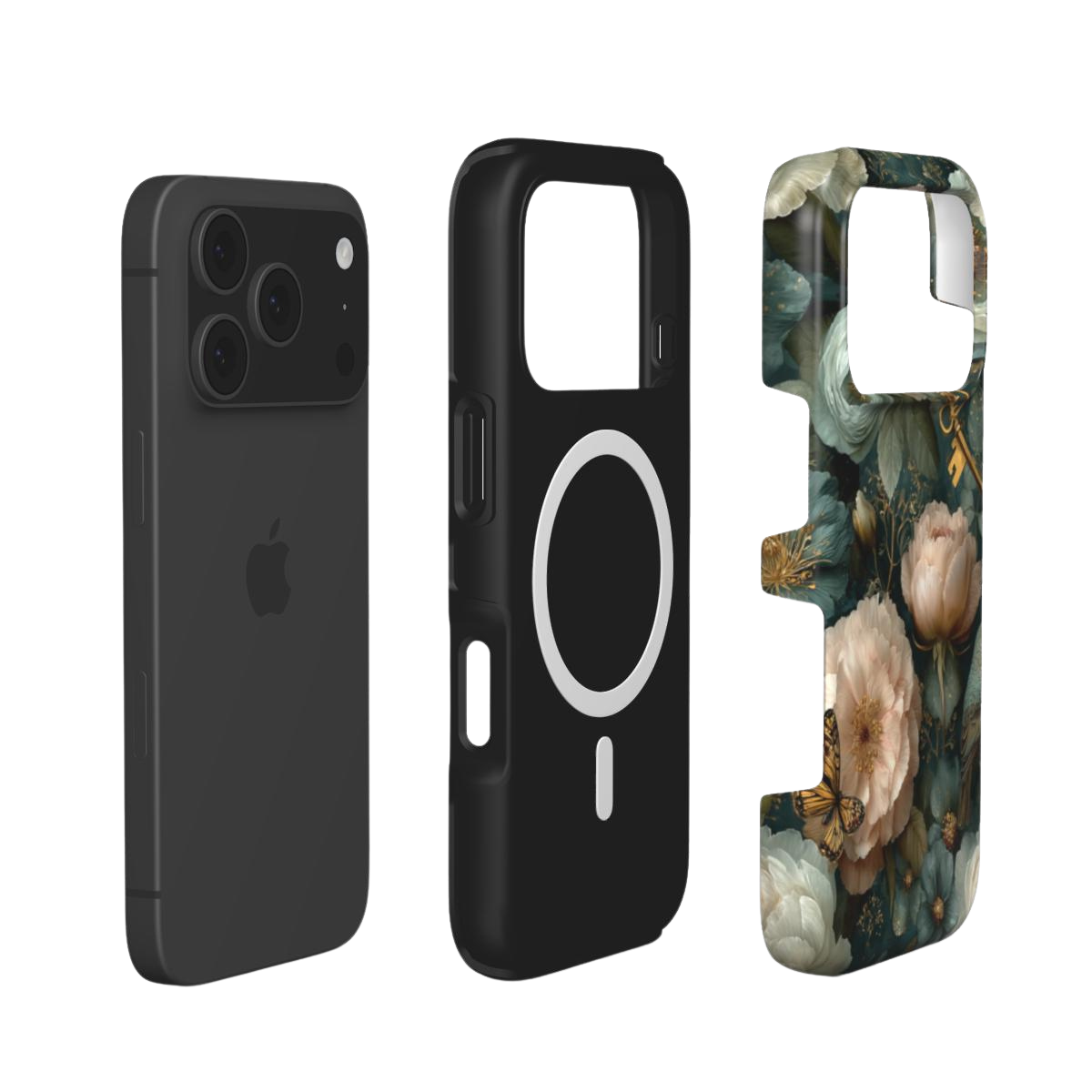 The Keeper's Key | Dark Botanical Secret Garden MagSafe iPhone Case