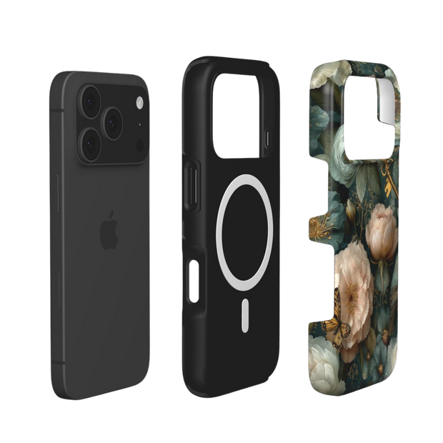 The Keeper's Key | Dark Botanical Secret Garden MagSafe iPhone Case