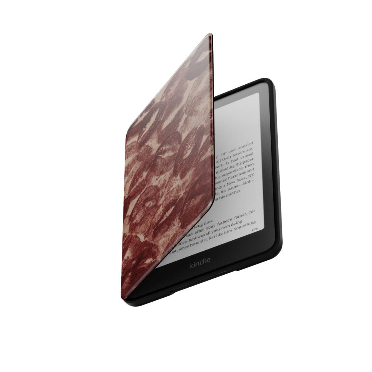 Velvet Kiss | Dark Red Lipstick Print Kindle Folio Case
