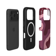 Granatrot | Burgundy Camo Abstract MagSafe iPhone Case