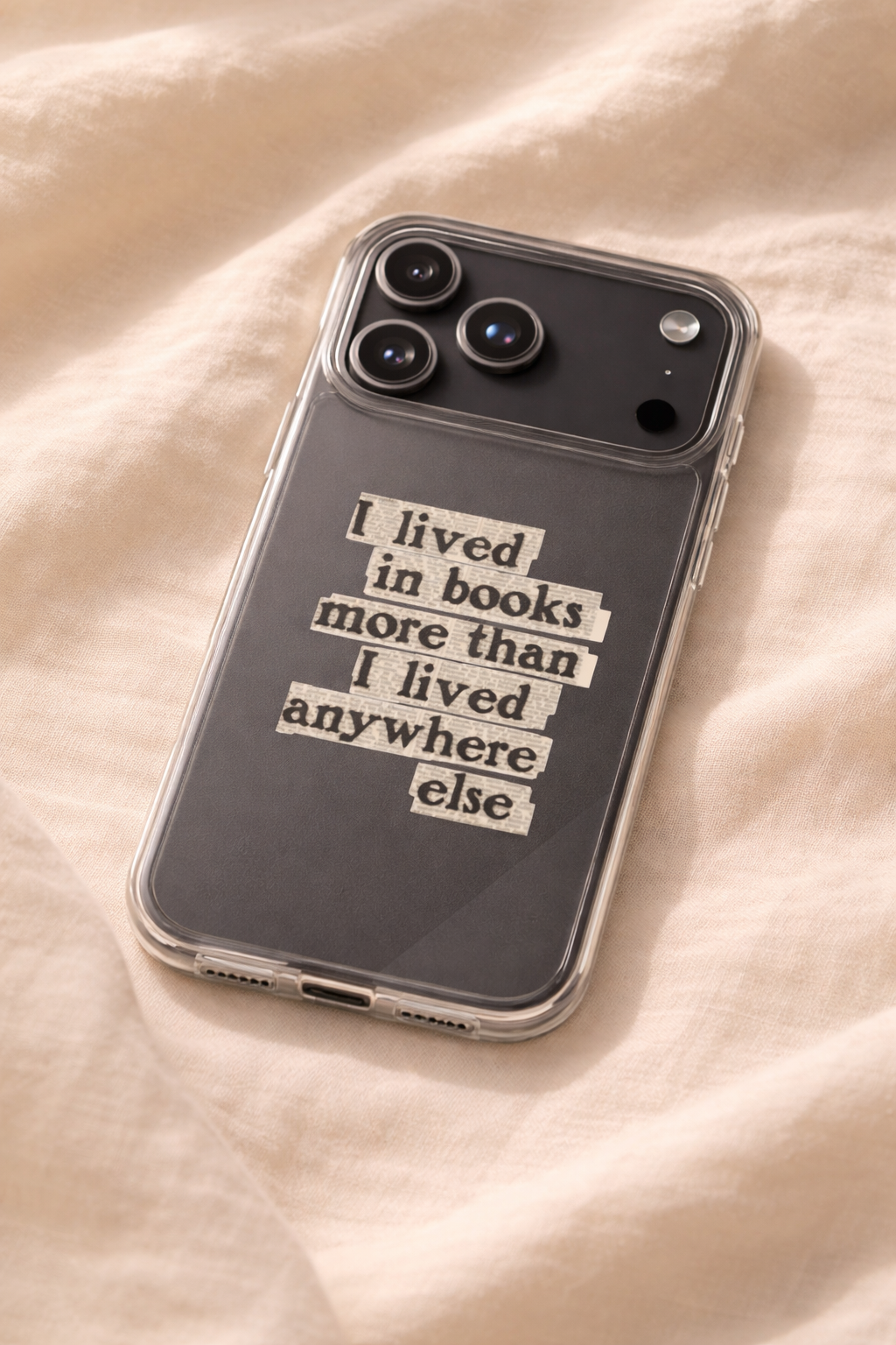 Between Pages | Book Lover Quote Clear iPhone & Samsung Case