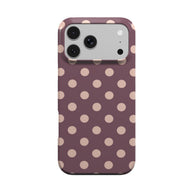 Boudoir | Mauve Rose Gold Polka Dot MagSafe iPhone Case