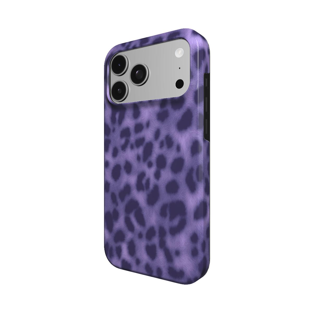 Wildcat | Purple Leopard Fur Texture MagSafe iPhone Case