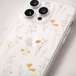 Meadow Walk | Pressed Wildflower Botanical Clear iPhone & Samsung Case