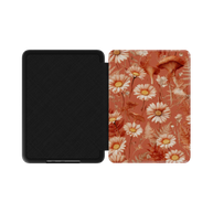 Whispered Daisies | Terracotta Wildflower Botanical Kindle Folio Case