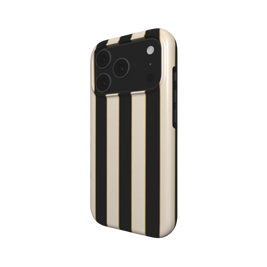 Dress Code | Black & Cream Gold Stripe MagSafe iPhone Case