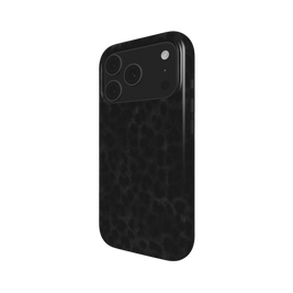 Midnight Panther | Black Leopard Print Dark Aesthetic MagSafe iPhone Case