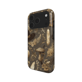 Grimorio | Funda MagSafe para iPhone con motivos botánicos y brujescos de hongos