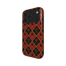 Fatal Game | Red Black Poker Card Suits MagSafe iPhone Case