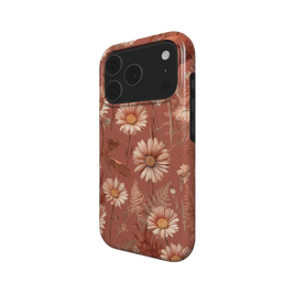 Whispered Daisies | Terracotta Wildflower Botanical MagSafe iPhone Case
