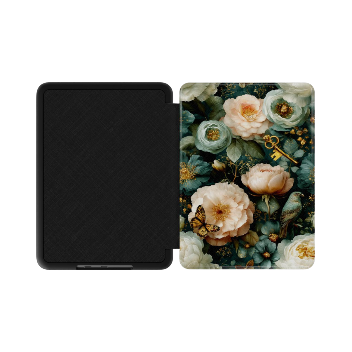 The Keeper's Key | Dark Botanical Secret Garden Kindle Folio Case
