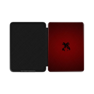 Coquette | Dark Red Bow Minimal Aesthetic Kindle Folio Case