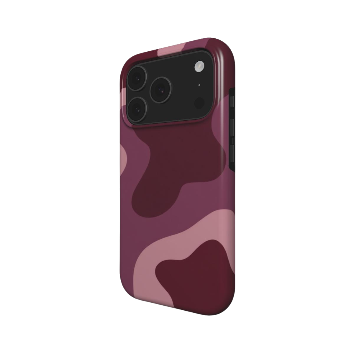 Granatrot | Burgundy Camo Abstract MagSafe iPhone Case