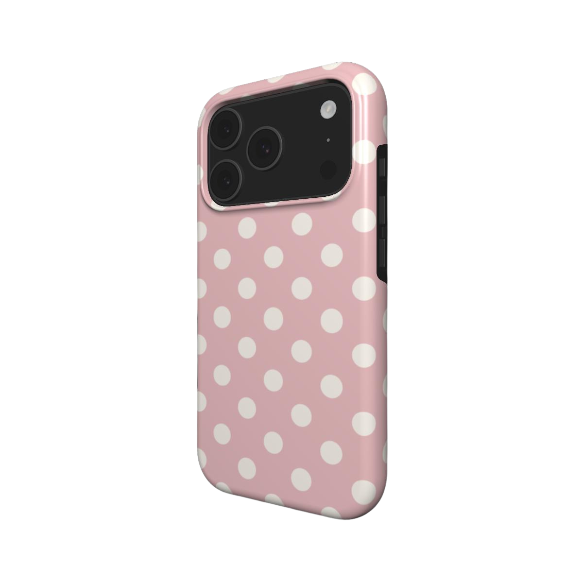 Powder Room | Blush Cream Polka Dot MagSafe iPhone Case