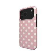 Powder Room | Blush Cream Polka Dot MagSafe iPhone Case