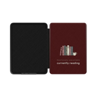 Do Not Disturb | Burgundy Bookshelf Emotionally Unavailable Kindle Folio Case