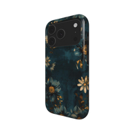 Forgotten Letters | Dark Teal Vintage Floral MagSafe iPhone Case