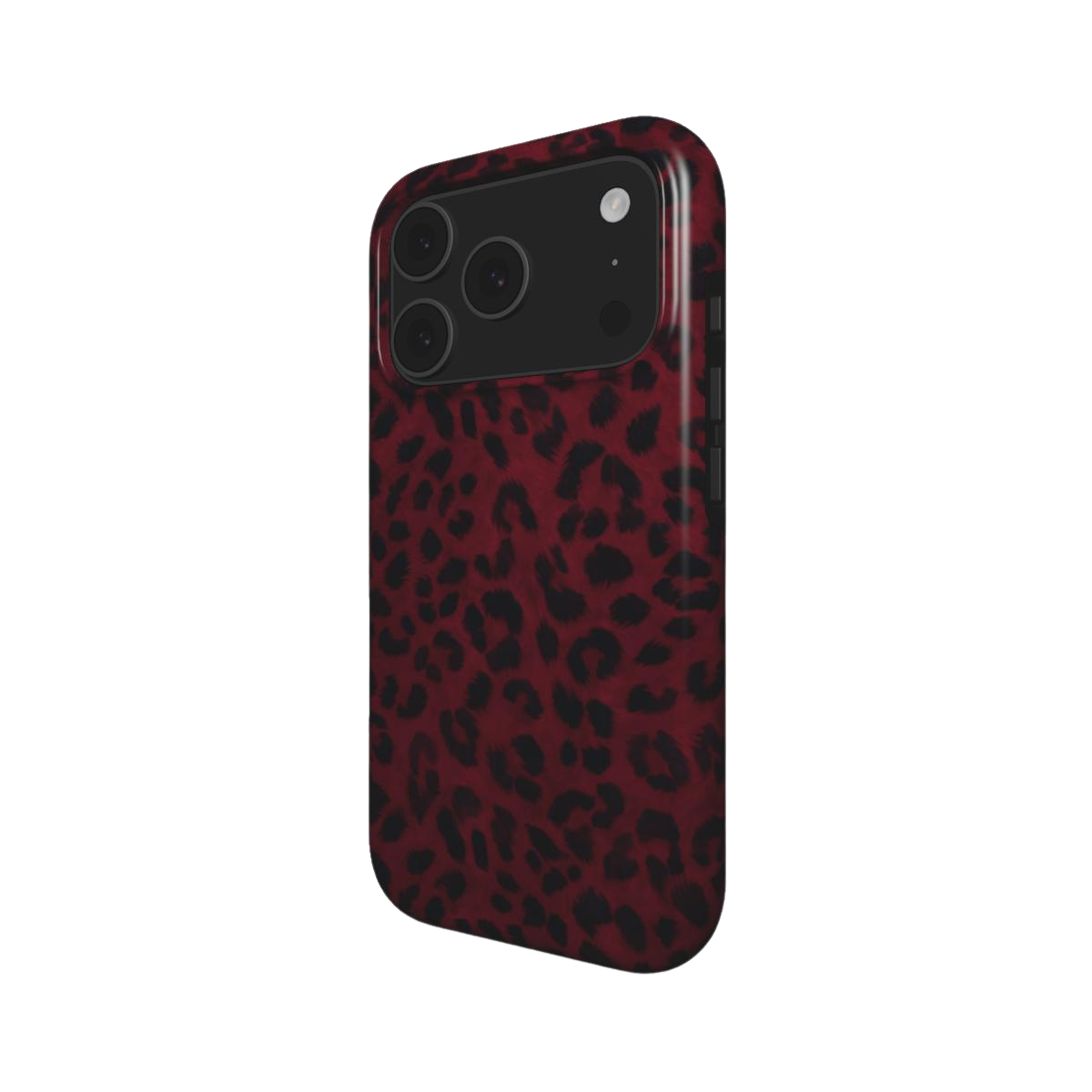 Blood Prowl | Dark Red Leopard Print MagSafe iPhone Case