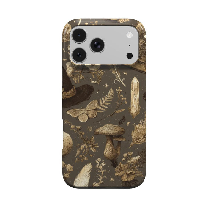 Grimoire | Hexenhafter botanischer Pilz MagSafe iPhone Hülle