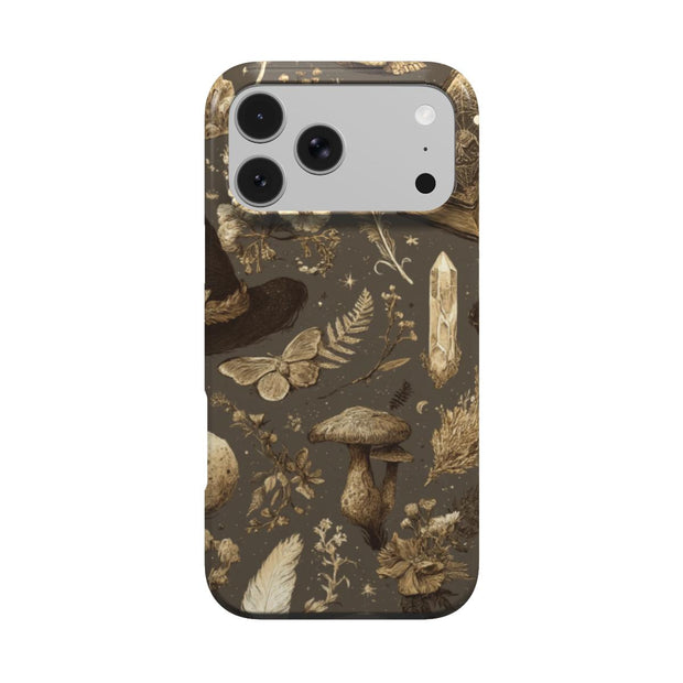 Grimoire | Hexenhafter botanischer Pilz MagSafe iPhone Hülle