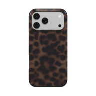 Ombra | Funda MagSafe para iPhone con Textura de Piel de Leopardo Oscuro
