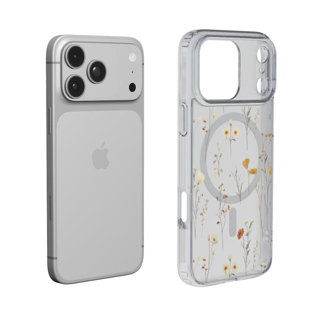 Pressed Days | Wildflower MagSafe Clear iPhone Case