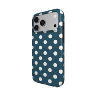 Matinée | Petrol Cream Polka Dot MagSafe iPhone Hülle