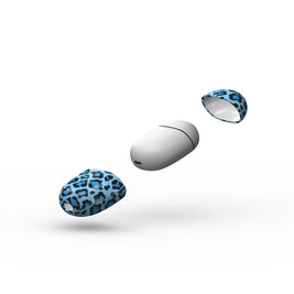 Blue Leopard Pixel Buds Case