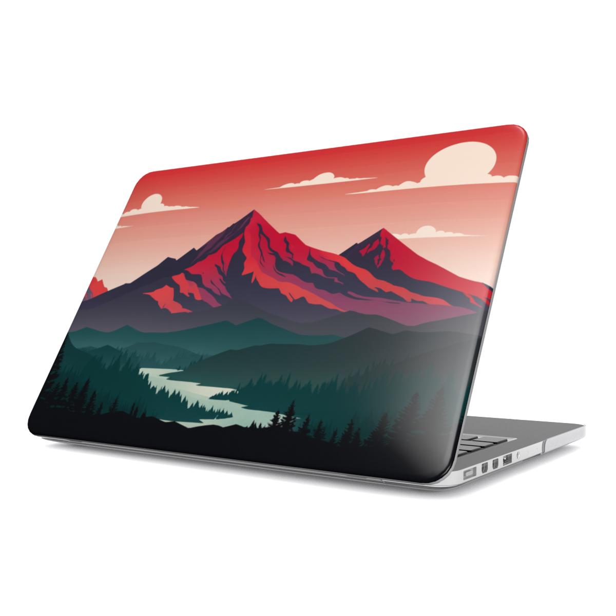 Sunset Mountain Landscape MacBook Case