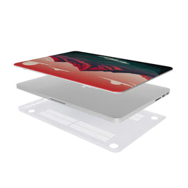 Sunset Mountain Landscape MacBook Case