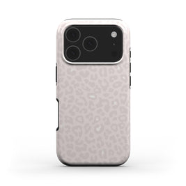 Nude Spots | Blush Pink Leopard Print Minimal MagSafe iPhone Case
