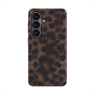 Ombra | Brown Leopard Print Magnetic Samsung Galaxy Case