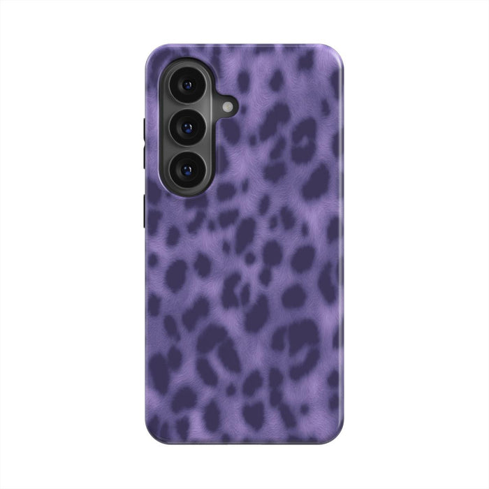 Wildcat | Purple Leopard Print Magnetic Samsung Galaxy Case