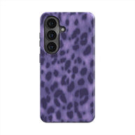 Wildcat | Purple Leopard Print Magnetic Samsung Galaxy Case