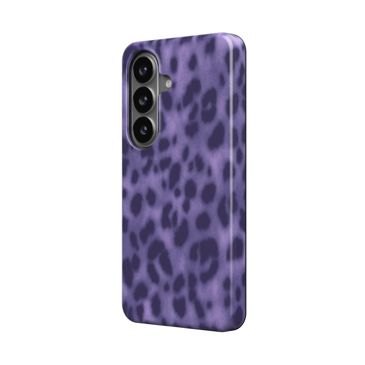 Wildcat | Purple Leopard Print Magnetic Samsung Galaxy Case