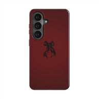 Coquette | Burgundy Bow Magnetic Samsung Galaxy Case
