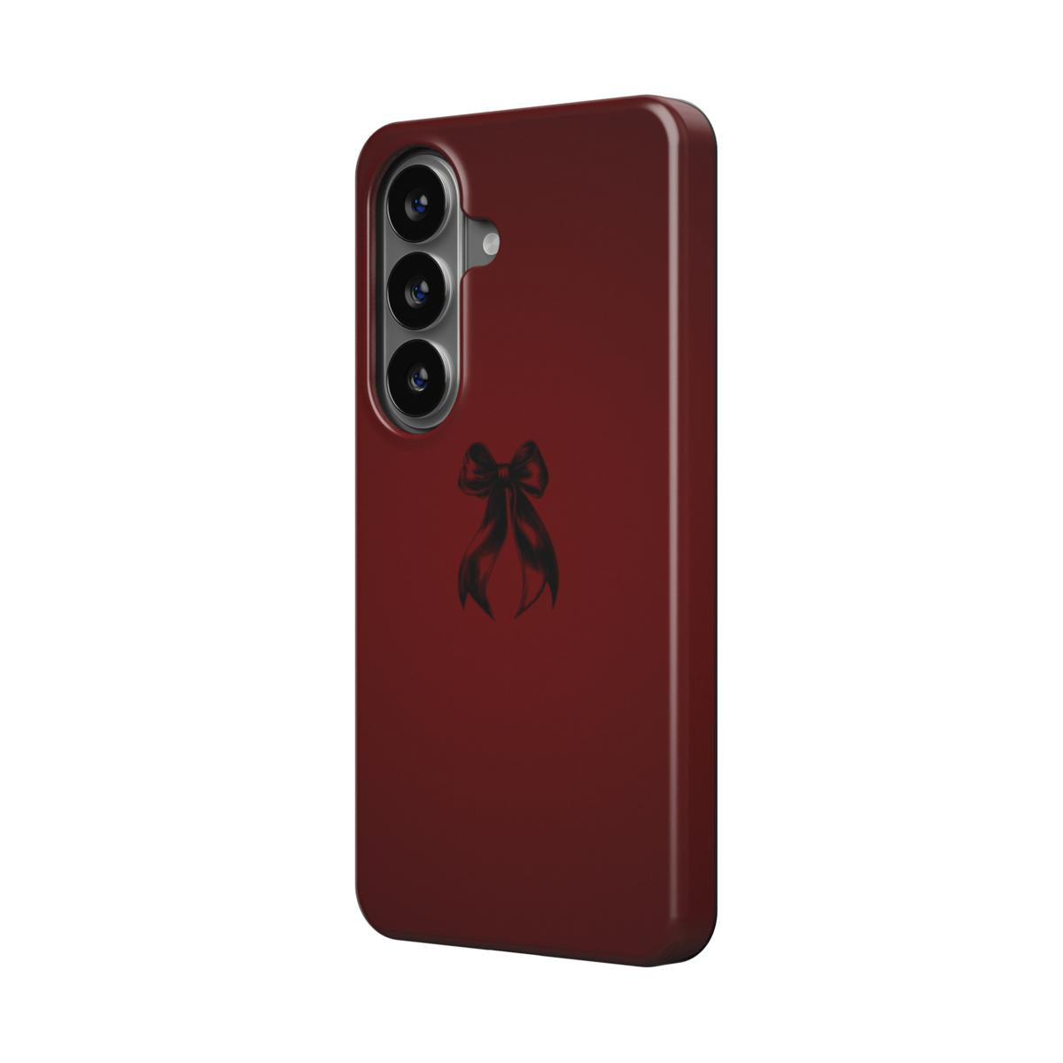 Coquette | Burgundy Bow Magnetic Samsung Galaxy Case