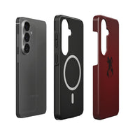 Coquette | Burgundy Bow Magnetic Samsung Galaxy Case