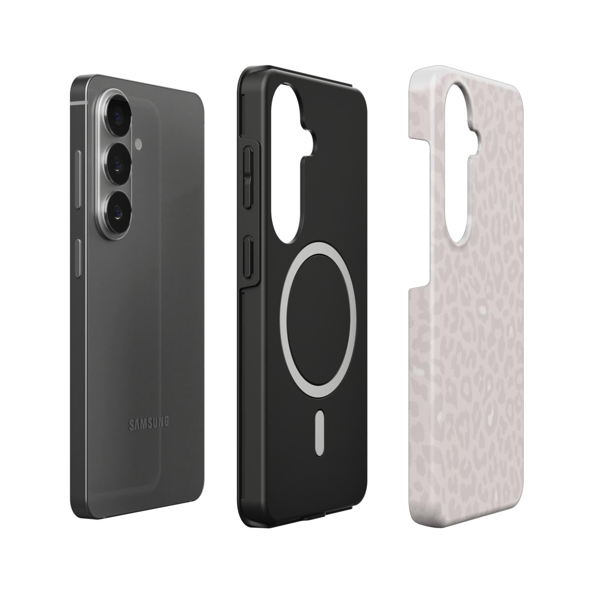 Nude Spots | Blush Leopard Print Magnetic Samsung Galaxy Case