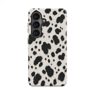 Front Row | Black & White Dalmatian Print Magnetic Samsung Galaxy Case