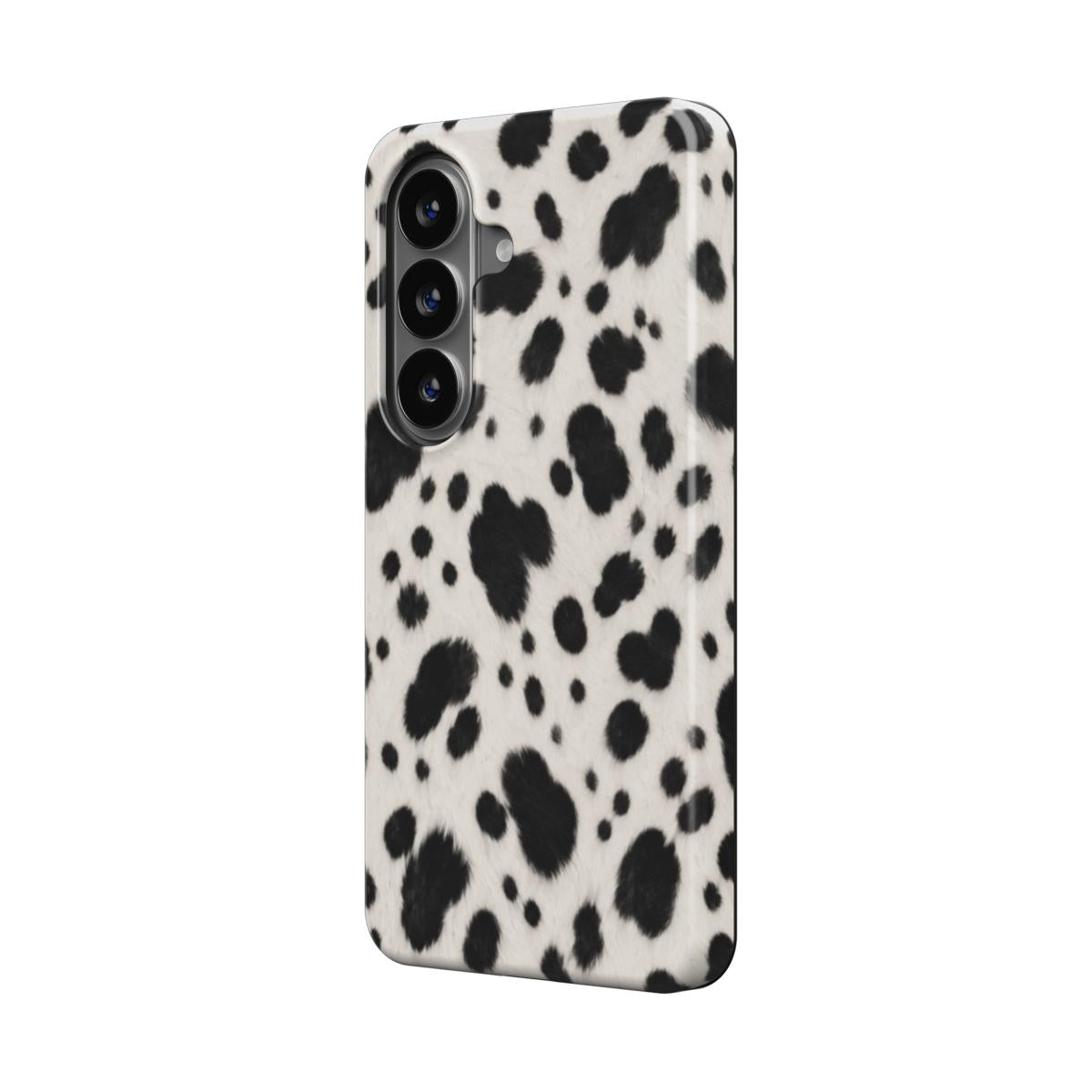 Front Row | Black & White Dalmatian Print Magnetic Samsung Galaxy Case