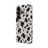 Front Row | Black & White Dalmatian Print Magnetic Samsung Galaxy Case