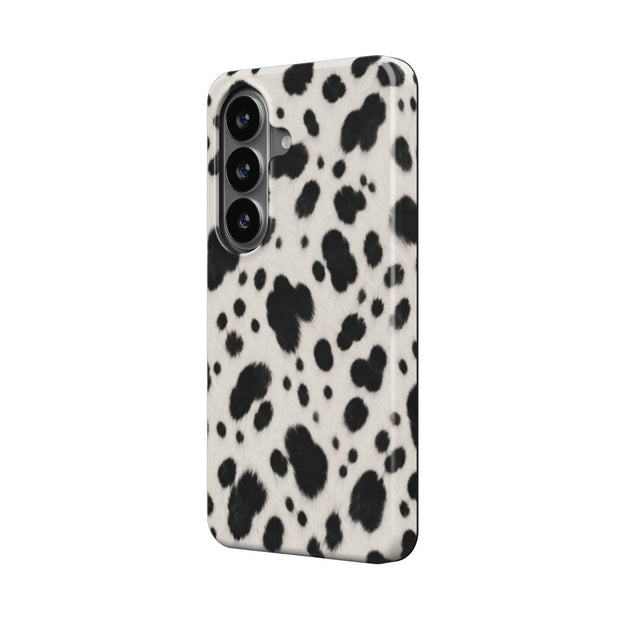 Front Row | Black & White Dalmatian Print Magnetic Samsung Galaxy Case